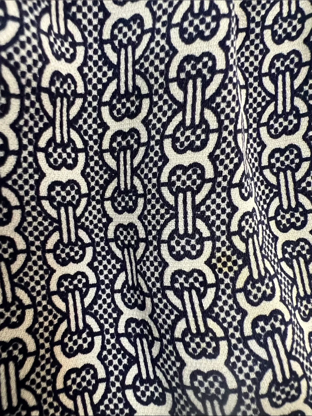 Tory Burch Rampling Silk Midi Dress Gemini Link Pattern 10